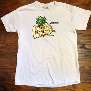 Threadless Men's Pineapple Pizza T-Shirt